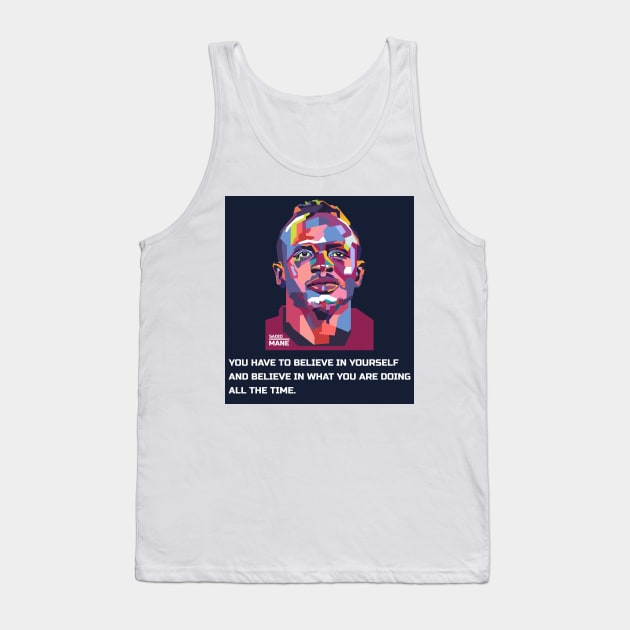 best quotes from sadio mane in WPAP Tank Top by smd90